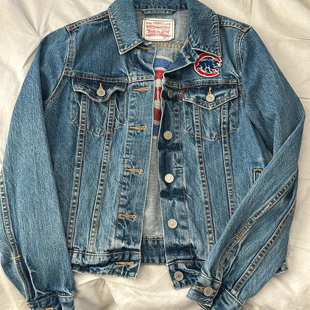 LEVIS x MLB Chicago Cubs denim jacket